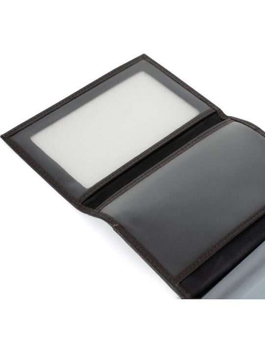 Portofel Bărbătesc din Piele cu RFID Maro