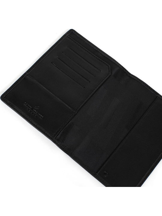 Δερμάτινο Ανδρικό Πορτοφόλι Ταξιδίου με RFID Μαύρο