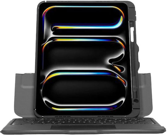 Targus Versavu Tastatur Folio Hülle Mit Hintergrundbeleuchtung Drahtlose Bluetooth 5.0 Qwerty Spanisch Schwarze