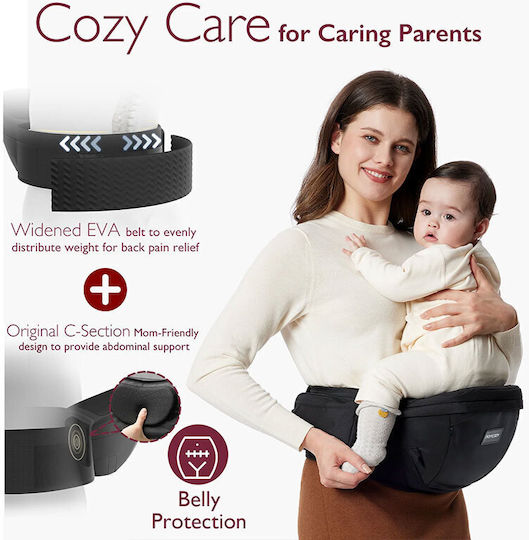 Momcozy Standard Baby Carrier Sling Black