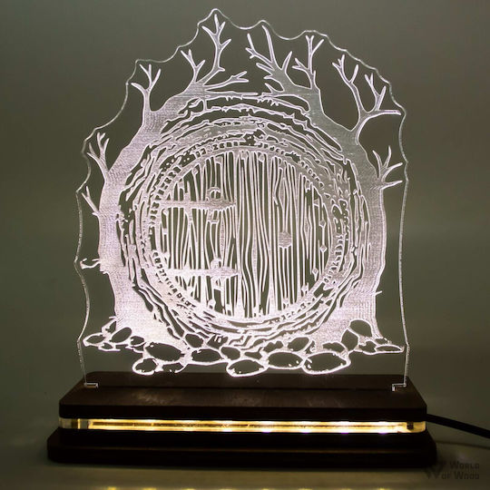 World of Wood Φωτιστικό The Lord Of The Rings - Hobbit House LED World of Wood Φωτιστικό The Lord Of The Rings - Hobbit House LED