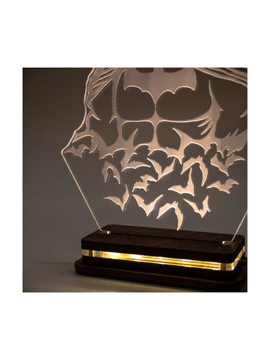World of Wood Decorative Table Lamp Batman LED 20x15cm