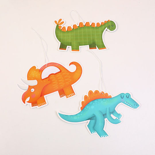 Honeycomb Decoration Dinosaur 3 Pieces