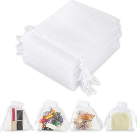 Medium Fabric Pouch for Transparent Gift 9x12cm 100 Pieces