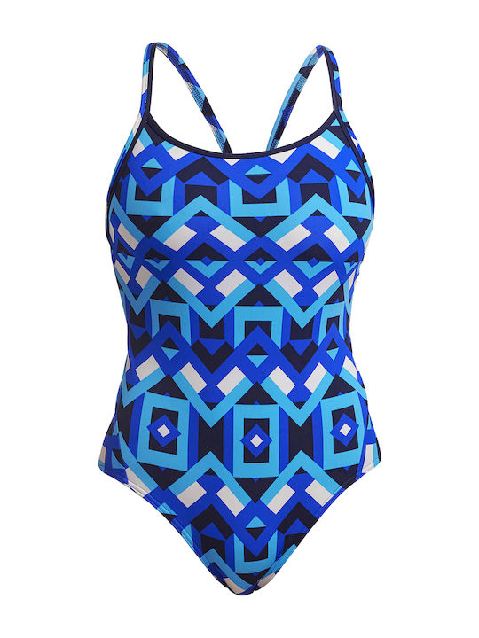 Activewear Swimsuit Blue