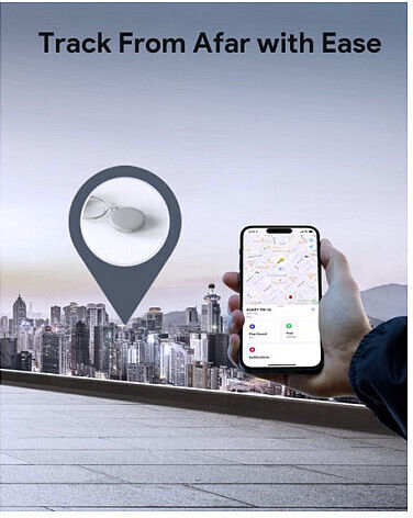 Aukey Track Mate 1 Apple Find My Dark Gray