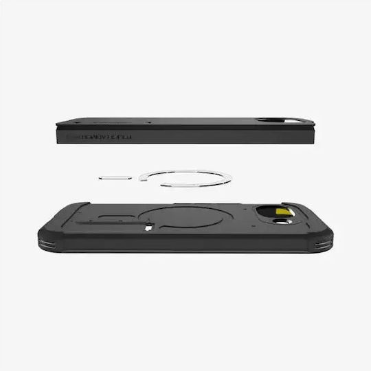 Spigen Tough Armor Mag Fit Rückseite Silikon Kunststoff Schwarz Google Pixel 10a