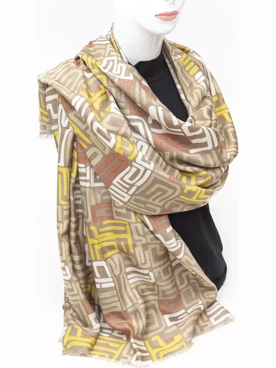 Fragola Women's Beige Sc344 Shawl