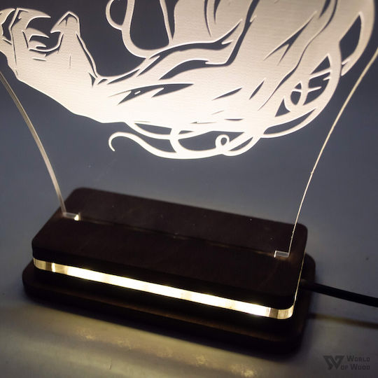 World of Wood Διακοσμητικό Φωτιστικό Venom LED 21x15εκ.