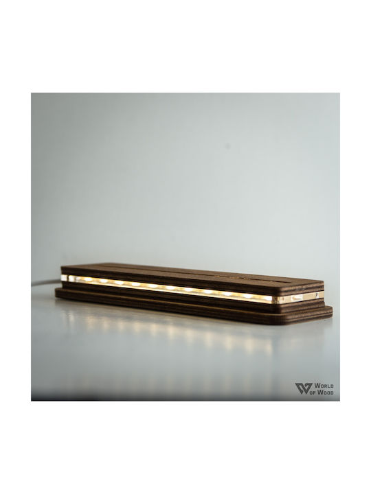 World of Wood Decorative Table Lamp The Best Barber Shop LED 20x18cm
