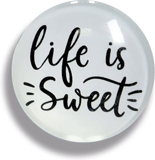 Decorative Magnets Set 4 Pieces Z-l Quotes 11263 Φ2.5x0.8