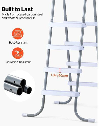 Vevor Silver Pool Ladder