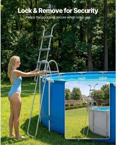 Vevor Silver Pool Ladder