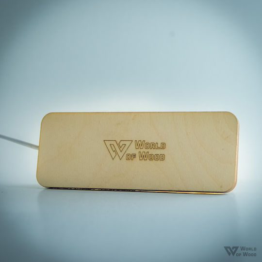 World of Wood Διακοσμητικό Φωτιστικό Take My Hand LED Θερμό Λευκό Love 11x19εκ.