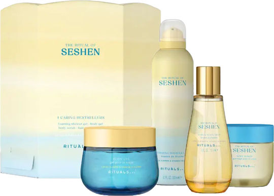 Ritual Seshen Gift Set Shower Foam 200 Ml Scrub 150g Body Lotion 200 Ml Body Spray 100 Ml