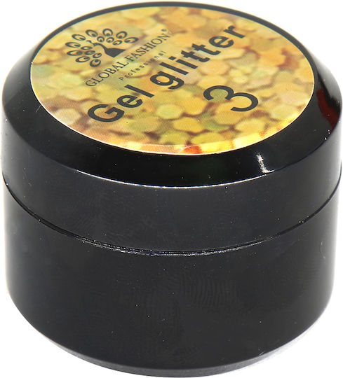 Global Fashion Glitter False Nail Gel