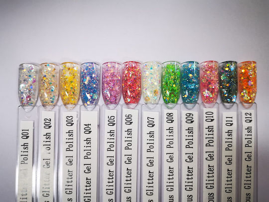 Global Fashion Glitter Gel Νυχιών 5gr