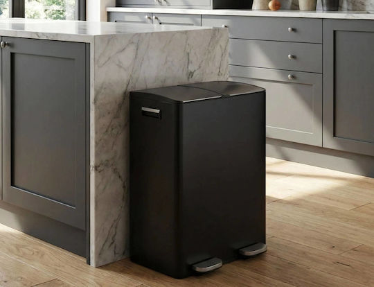 Excellent Houseware Waste Bin Black 30L Excellent Houseware Waste Bin Black 30L