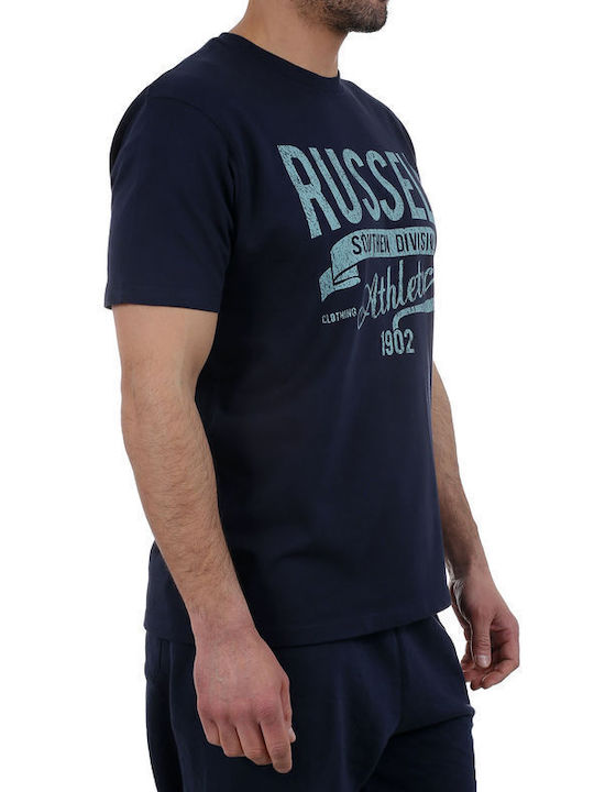 Crew Neck Tee Blau