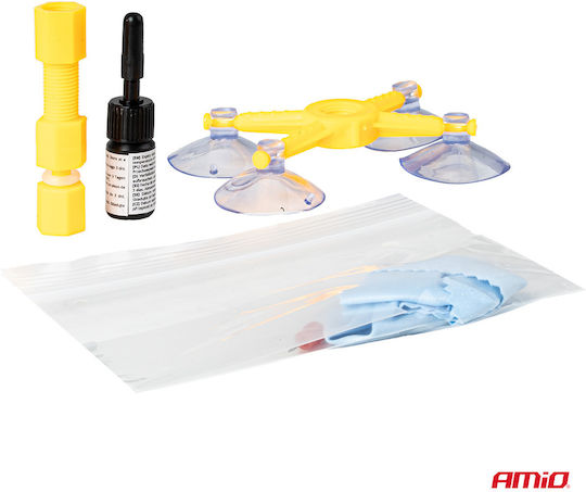 Amio Kit Windscreen and Glass Repair Resin Heavy Duty Safe Installation and Daily Use 1 Kit 04792/am Amio 04792