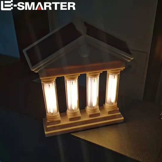 Waterproof Wall Mounted Solar Light Warm White 3000K with Photocell IP65