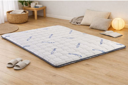 Nano Ανώστρωμα Αφρού Λεπτό Λευκό 120x (160x200x5 Cm)