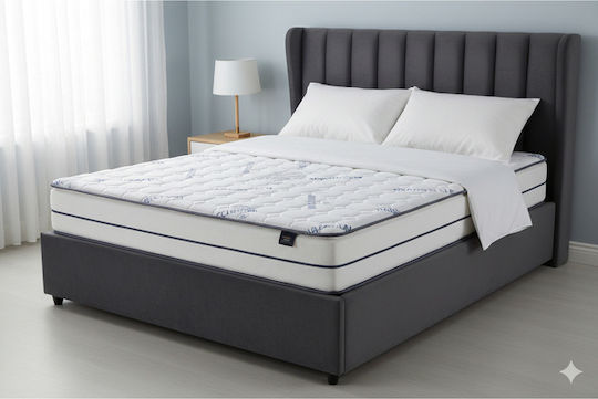 Nano Foam Mattress Topper Thin White 120x (180x200x5 cm)
