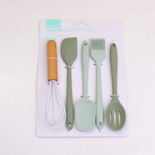 Cooking Utensil Set Made of Silicone 5 Pieces