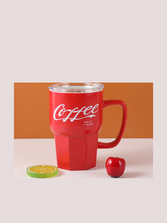 Φλιτζάνι Καφέ Κεραμικό Καφέ 500ml