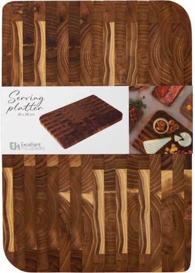 Excellent Houseware Wooden Chopping Board Brown 40x28cm