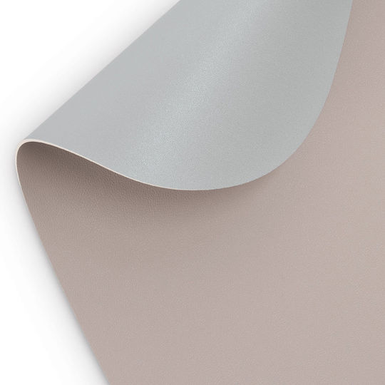 Placemats Made of Gray Artificial Leather 42x34cm