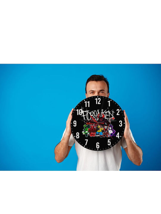 Koupakoupa Kids Wall Clock Roblox Forsaken Wooden 30cm