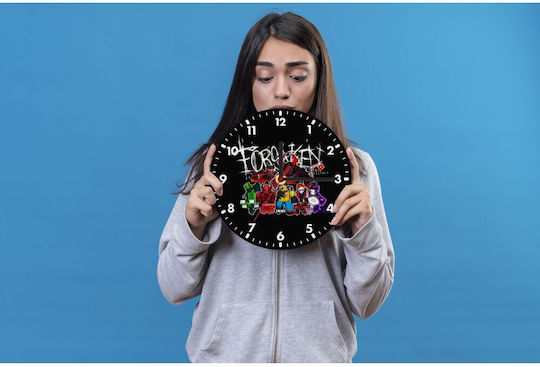 Koupakoupa Ceas De Perete Pentru Copii Roblox Forsaken Din Lemn 20 Cm