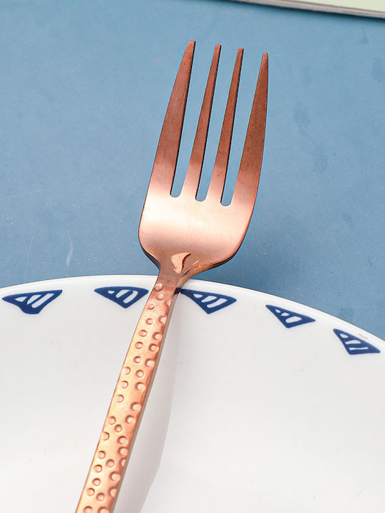 Food Fork Inox Rose Gold