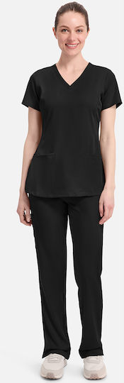Healing Hands Monica Female Medical Blouse Black