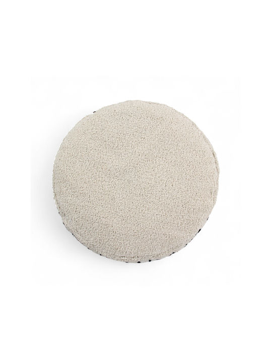 Pouf Nackenrolle Beiges 50x50x20cm