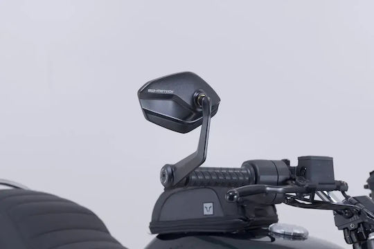 SW-Motech Motorcycle Mirrors 2 Pieces Black
