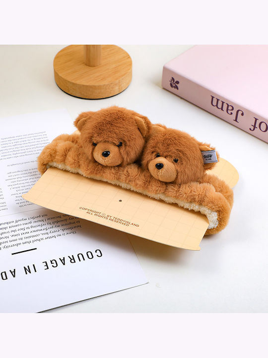 Kids Hair Band In Brown Colour