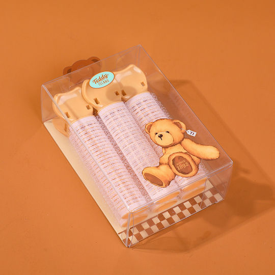 Teddy Island Series Role Pentru Păr Bucle 3 Bucăți