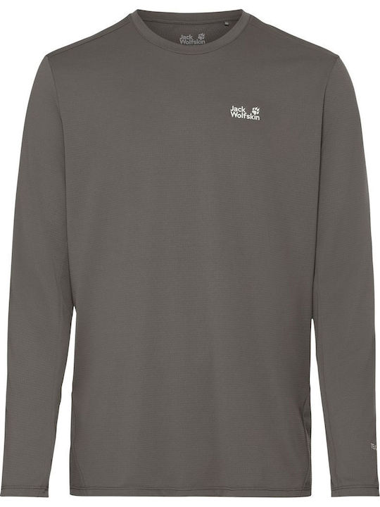 Long Sleeve Gray Blouse