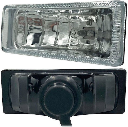DLAA Square Car Headlight Universal 12V 55W 12.5cm With White Lighting 1 Piece