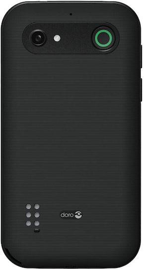 Doro Leva E10 Dual SIM Κινητό με Μεγάλα Κουμπιά Μαύρο