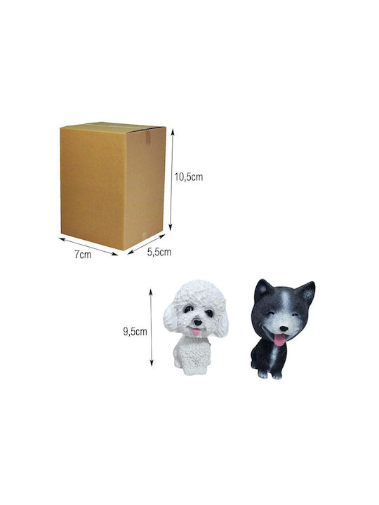 Decorative Miniature Dog Figurine Moving Head Mini Dog Dashboard Ornament Bobble Head Puppy Tf208393