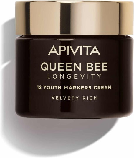 Apivita Queen Bee Rich Anti-Aging Face Day Cream for Dark Spots with Peptides 50ml