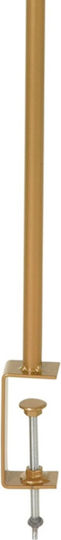 Γάντζος Τραπεζιού H&s Collection Διαστάσεις 20x90cm Gold Nb1720590