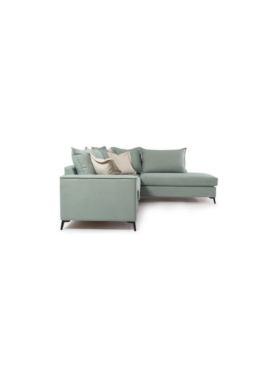 Ronaldo Corner Couch with Reversible Angle Ciel Cream 290x235x95cm