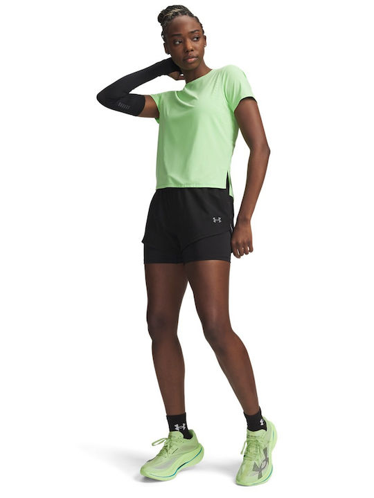 Damen-Shorts Aktivbekleidung Schwarz