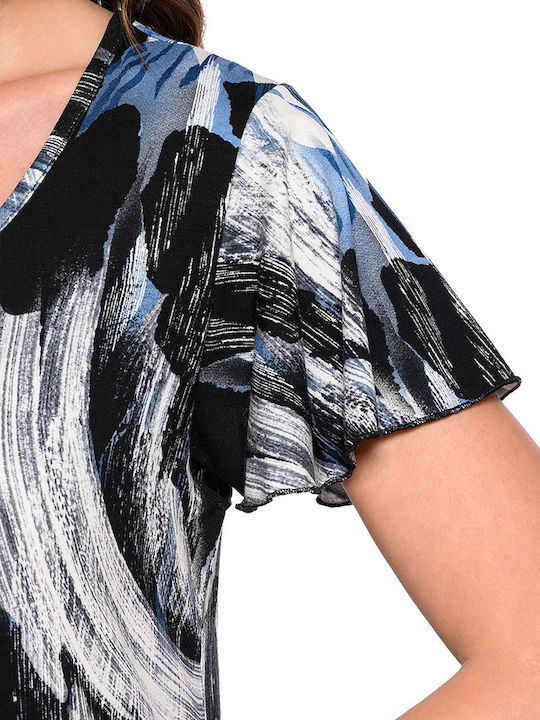 Summer Midi Blue Dress