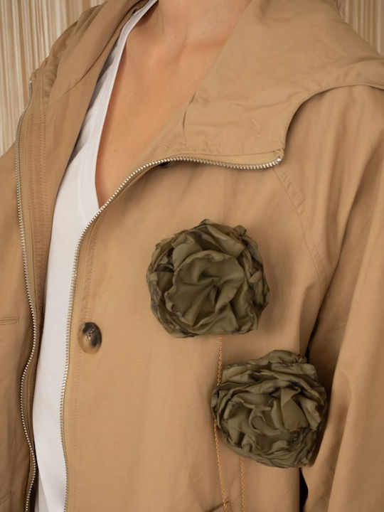 Philia Loft Beige Καμπαρντίνα