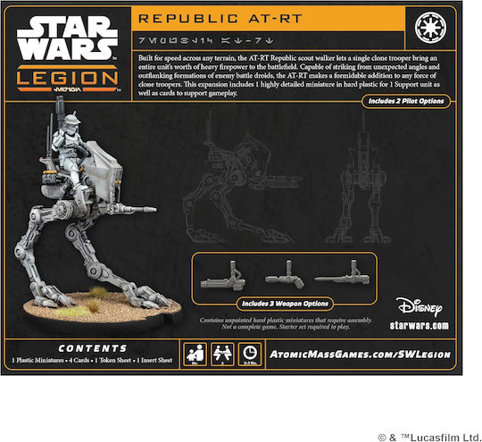 Star Wars Legion At-rt Republic Unit Expansion